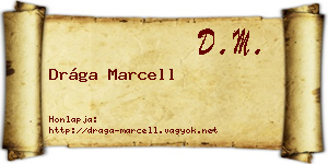 Drága Marcell névjegykártya